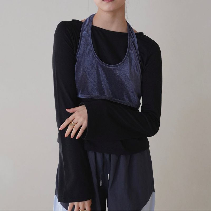 Uenui（ウニュイ）の「bustier layered tops (set)（Tops）」