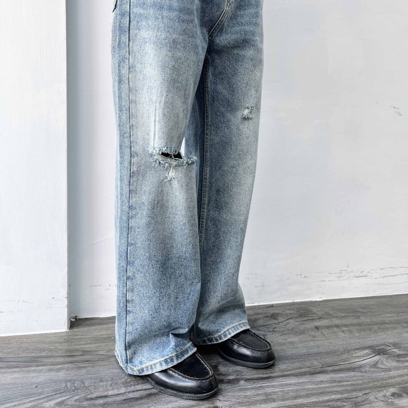 Faded Rift Straight Denim