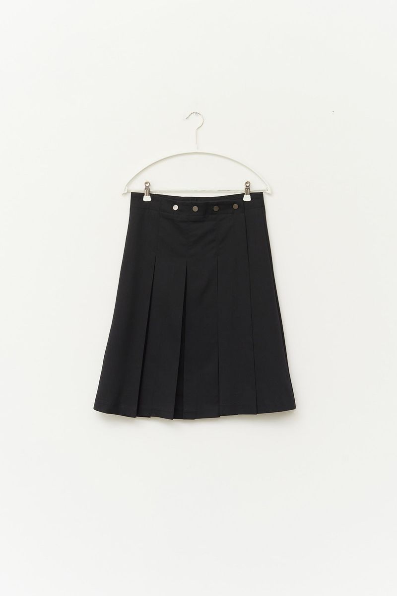 (W) Age Snap Pleats Skirt