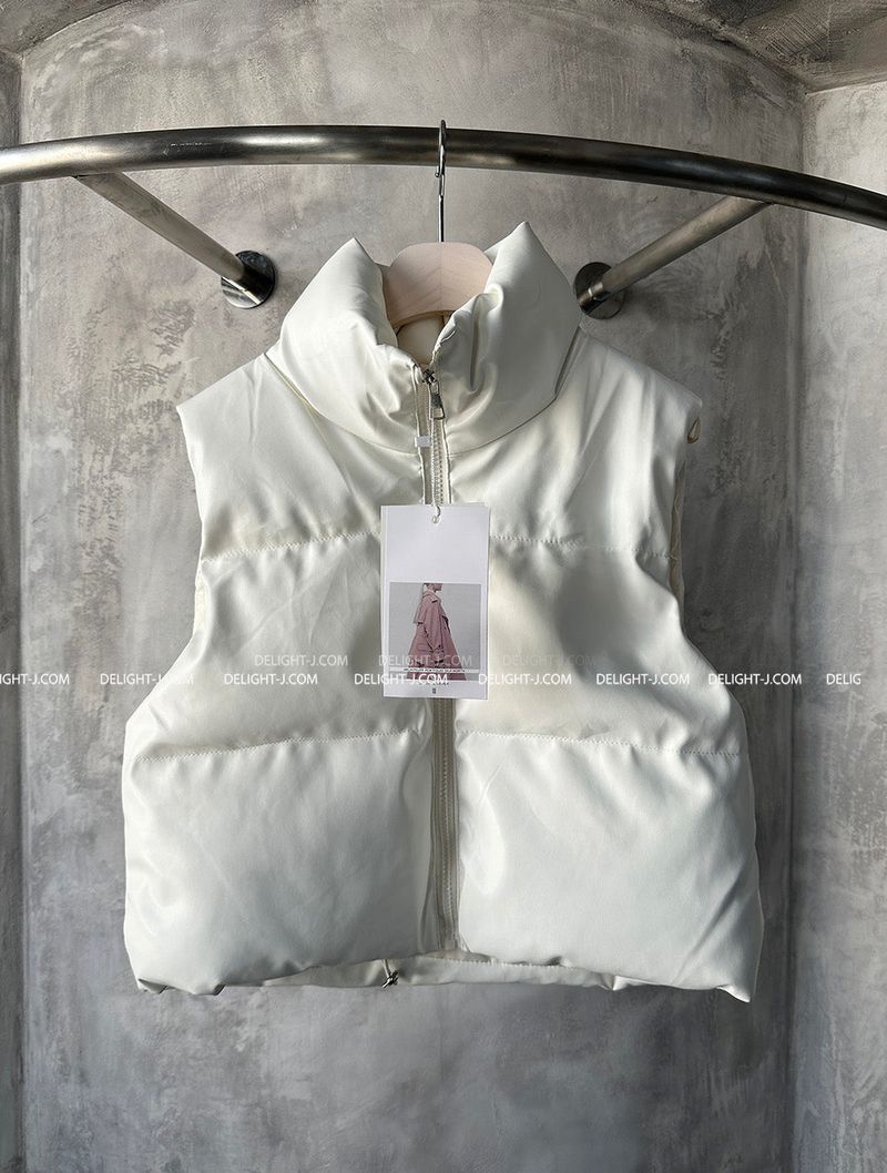 Leather Wellon Cropped Padded Best