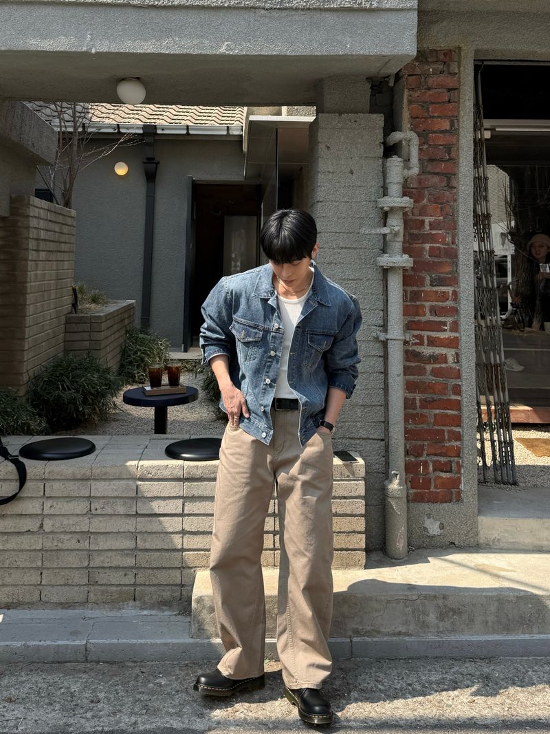 D-ring puttige curved pants