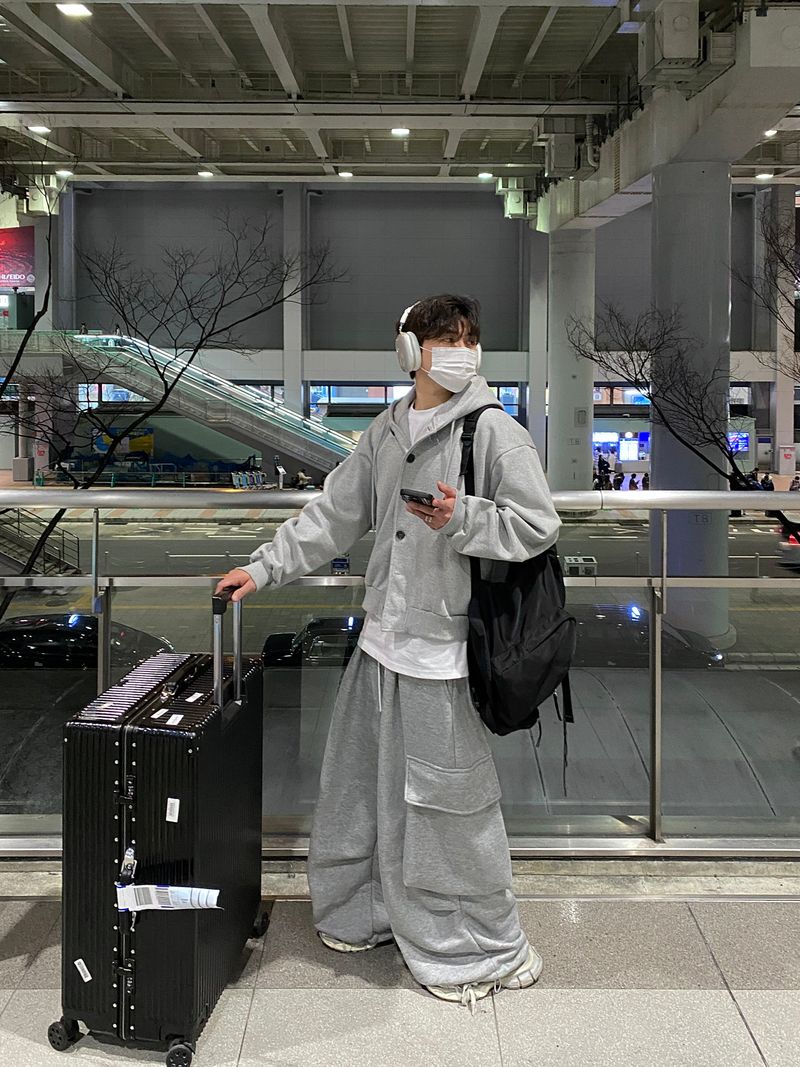 Ed Big Cargo Sweat Pants (4color)