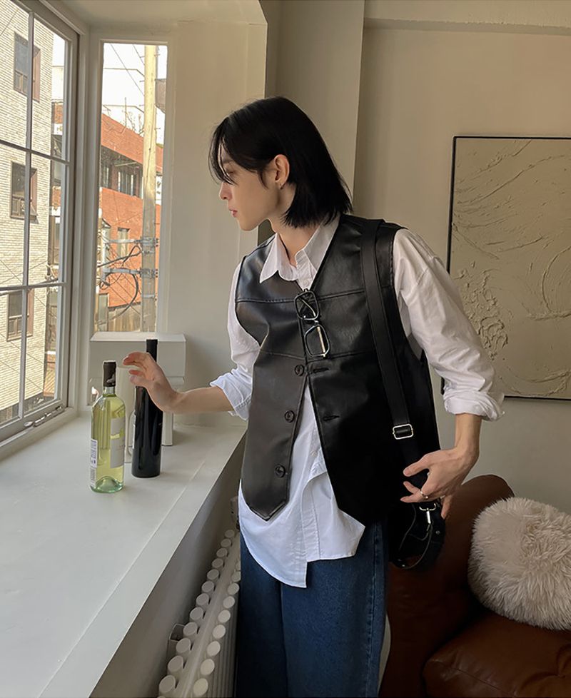 ロンドレザーベスト
