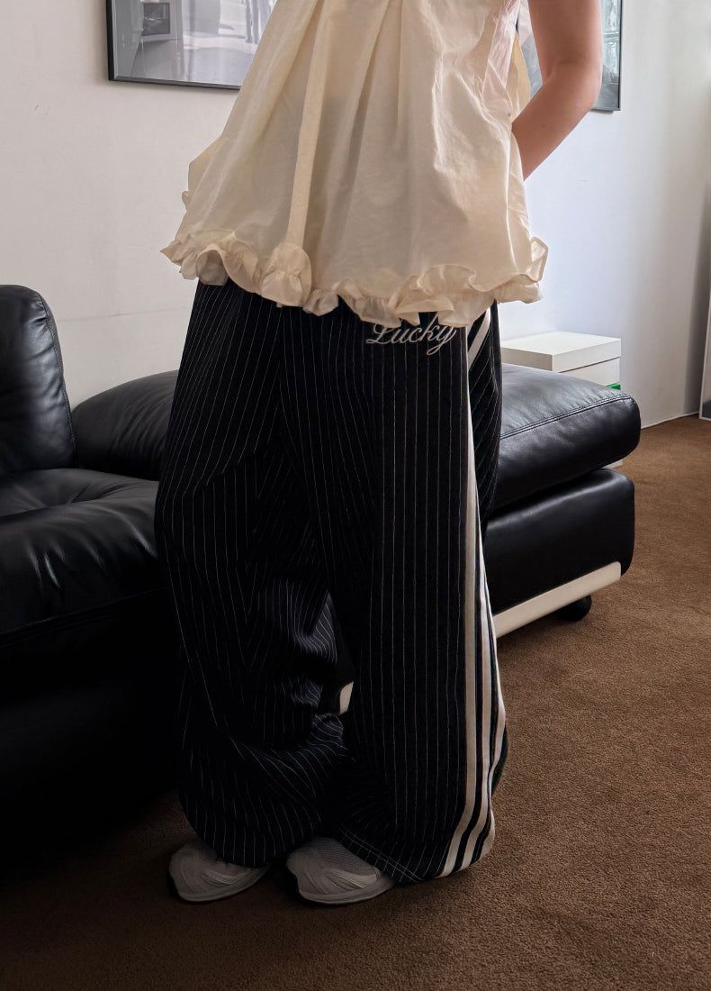 lucky track pants (black)