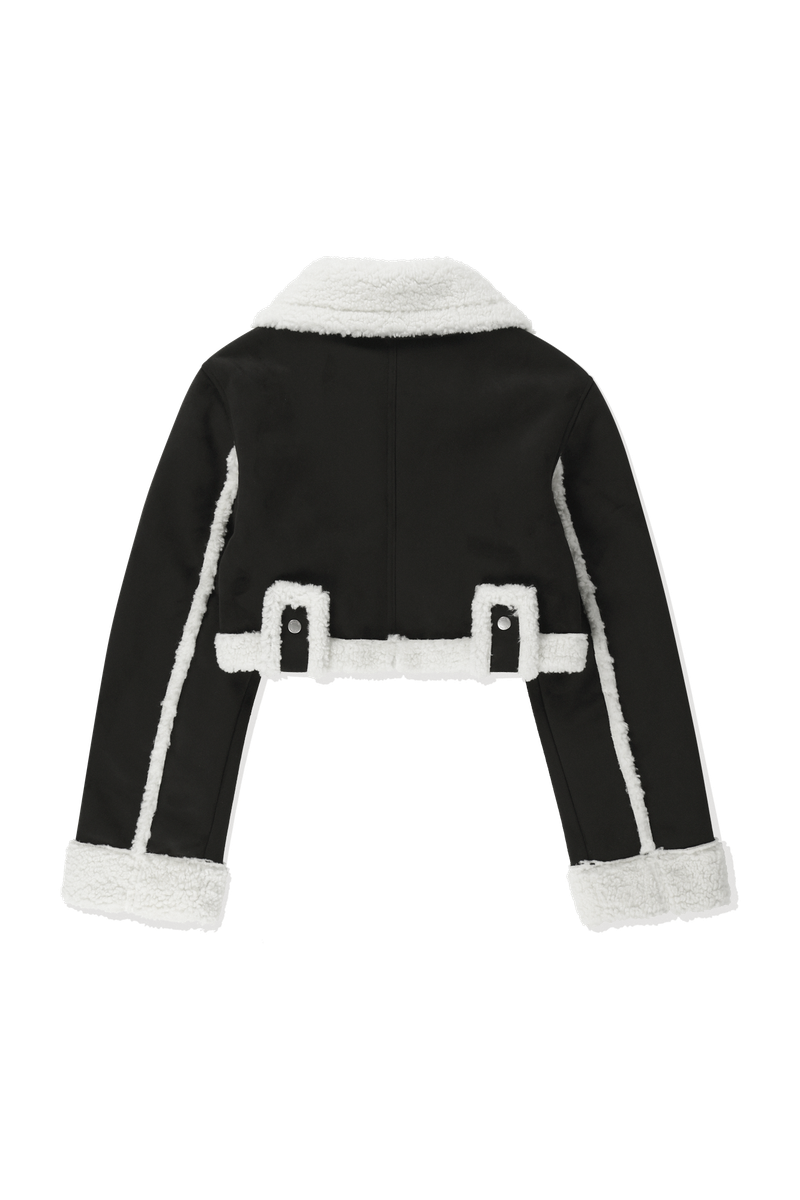 CROP MOUTON JACKET