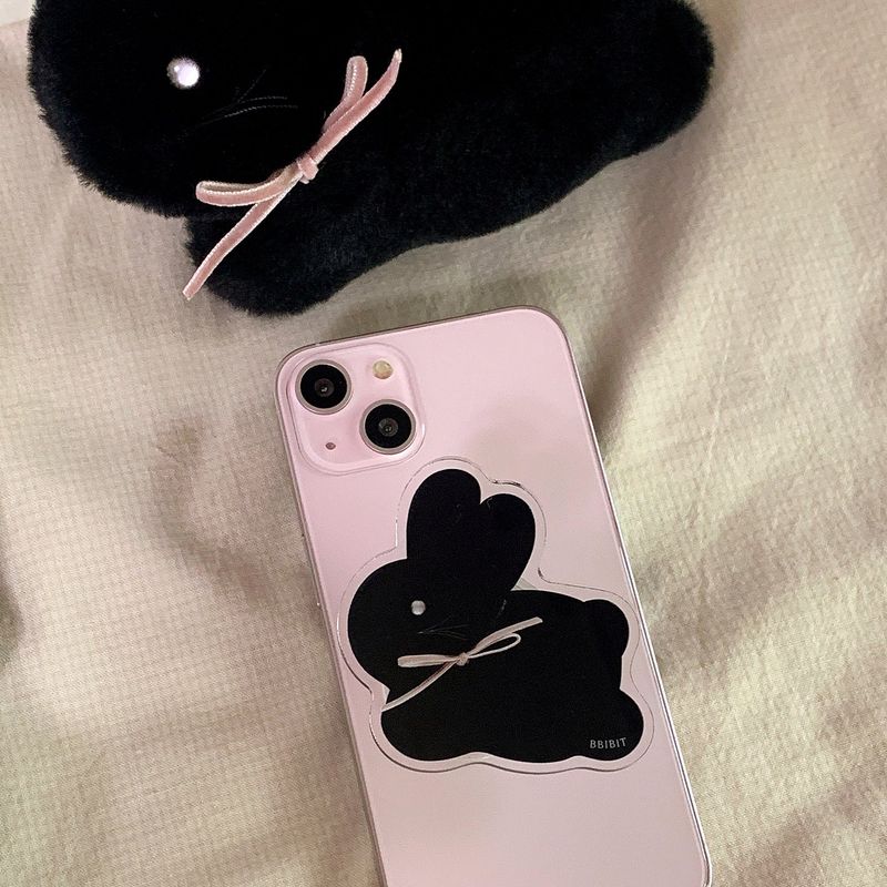Cotton bunny popo Smart Tok black