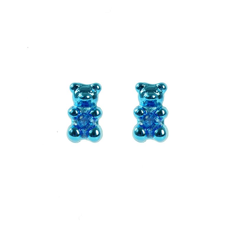 OCCHI DI LUPO（オッキ ディ ルポ）の「プチベアピアス_ブルー（アクセサリー）」