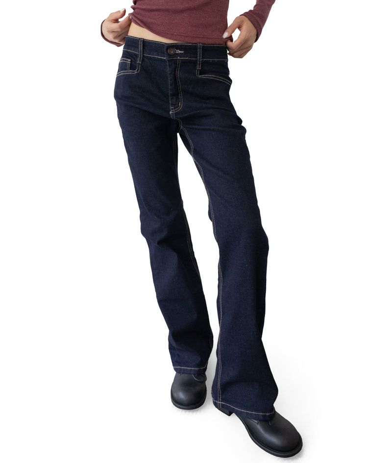 Debbie Bootcut Low-Rise Denim