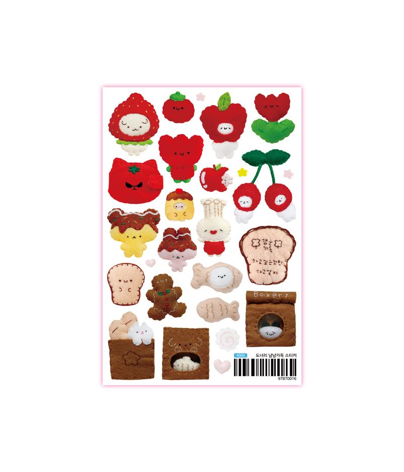 set of 10 stickers