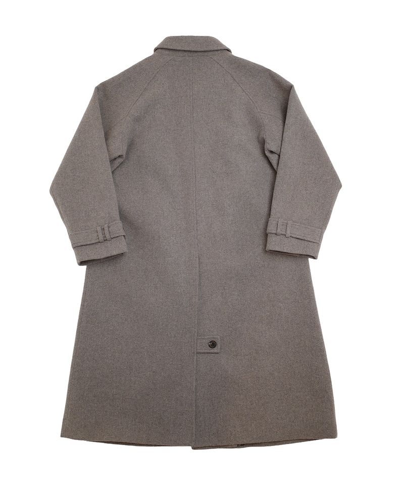 PURE-WOOL 90 BALMACAAN COAT (Khaki Beige)