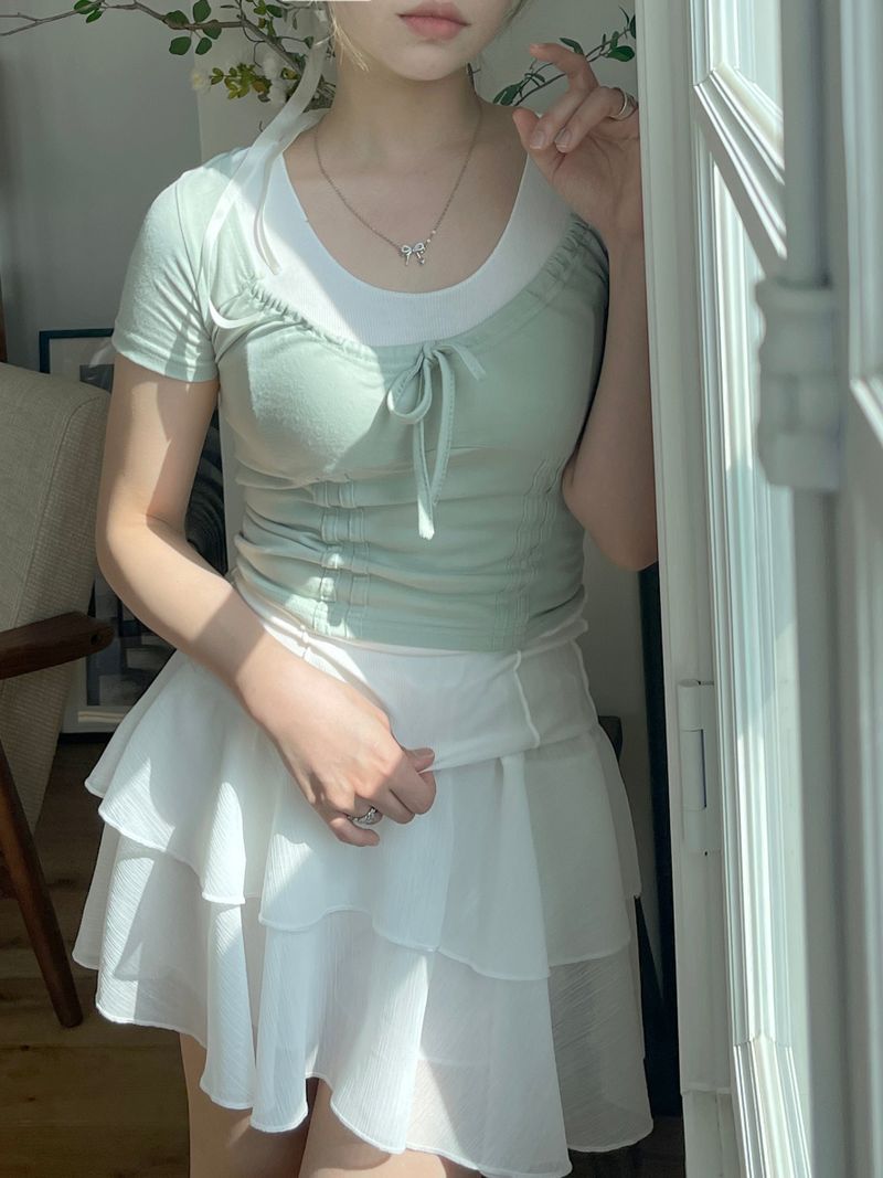 ballerina cancan chiffon skirt