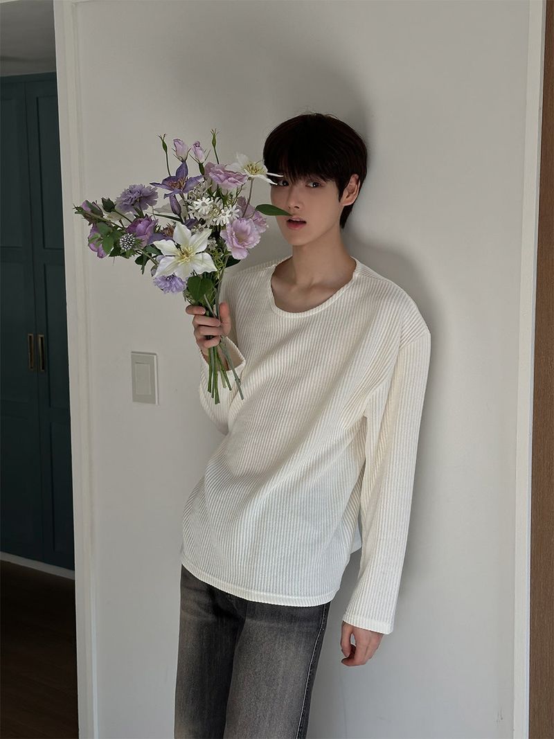 ASCLO(エジュクロ)の「ASCLO Warm Boat Neck Rib Knit T (6color)(Tops)」