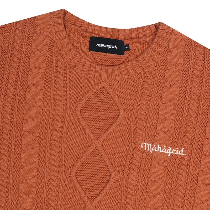 FISHERMAN KNIT SWEATER
