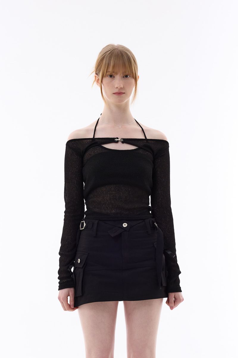 ARIKIM（アリキム）の「MANON OFF-SHOULDER SET / BLACK（Tops）」