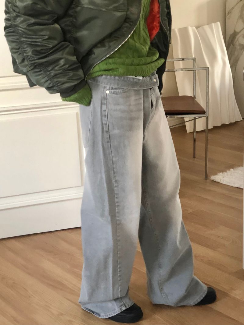 Canis gray denim pants