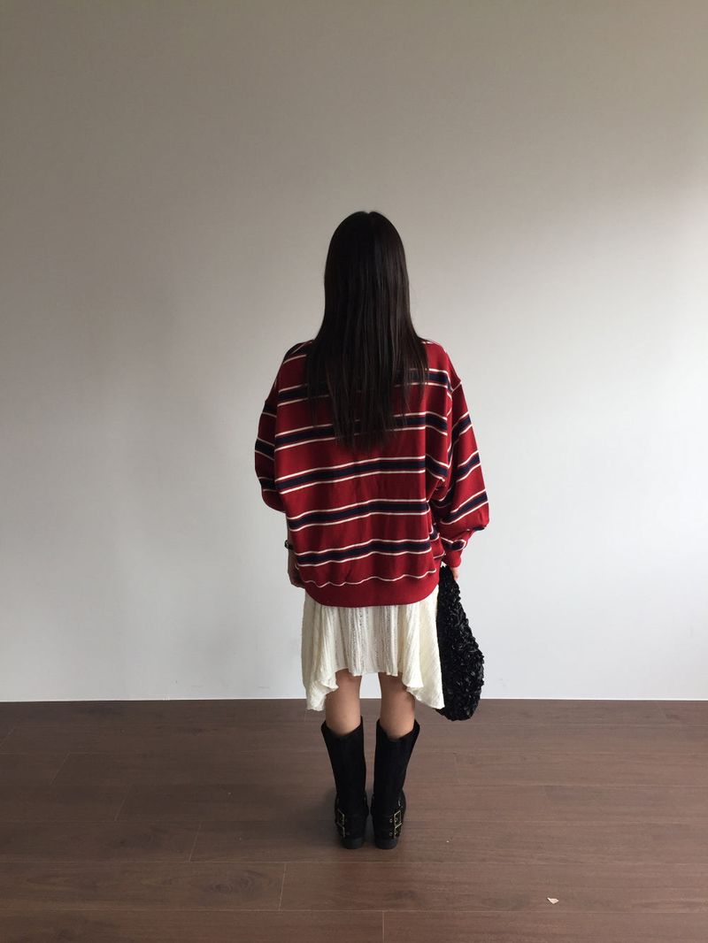 Baldwin Striped Man-to-Man (2color)