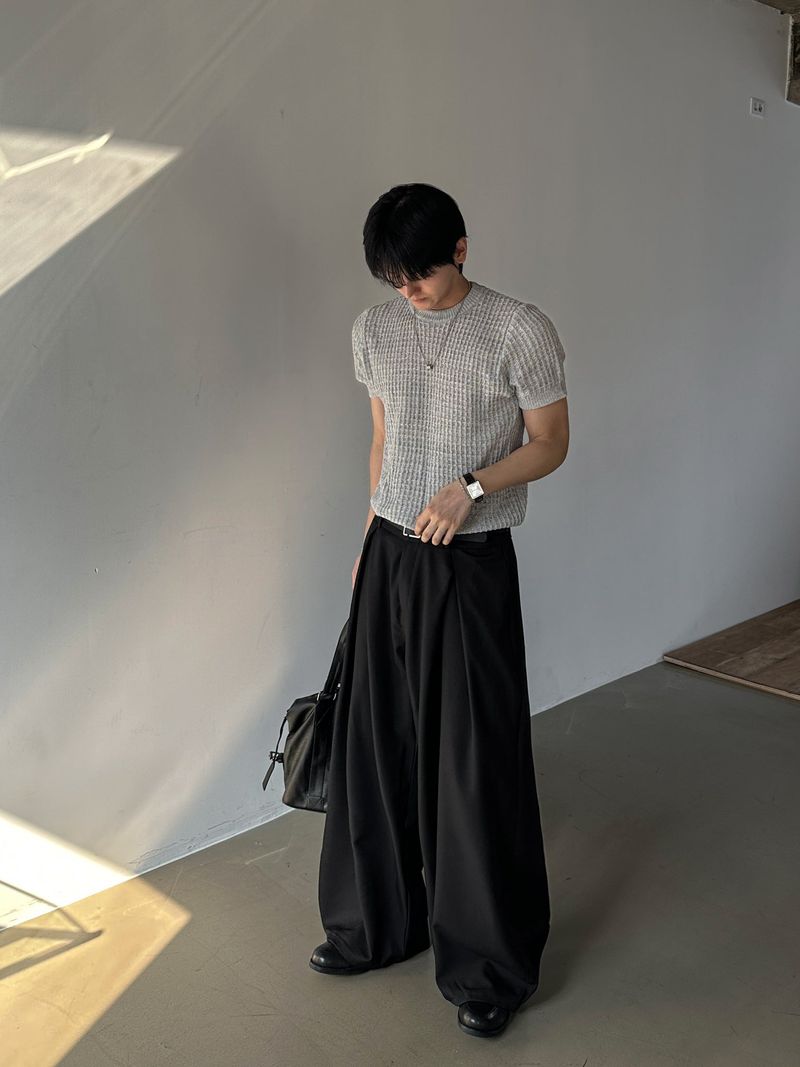 Robel Pintuck Balloon Wide Slacks