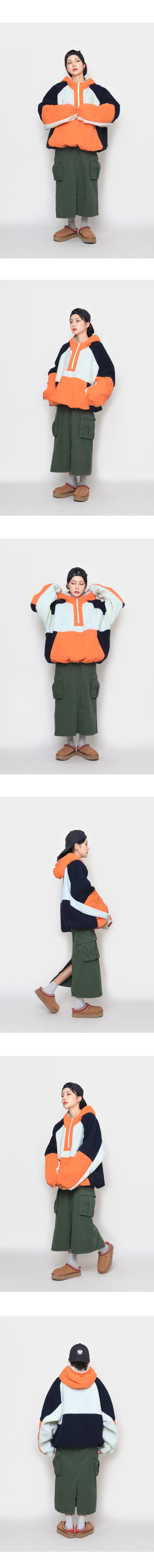 open cargo long skirt