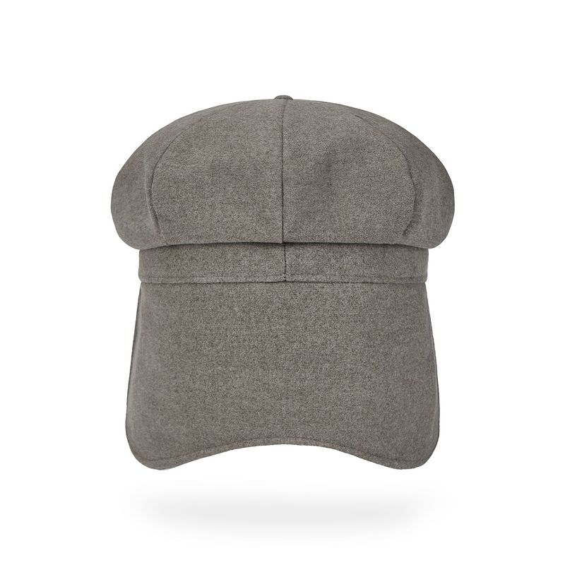 VA Stud Fly Newsboy Cap / Beige
