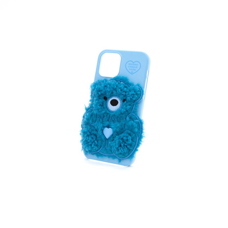 SUN CASE PATCH FLEECE BEAR OCEAN BLUE