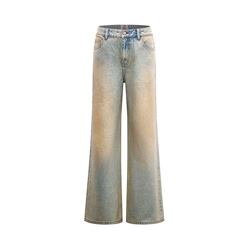 SAIANZI（サイアンズ）の「Clay Washed Rhinestone Jeans（Pants）」