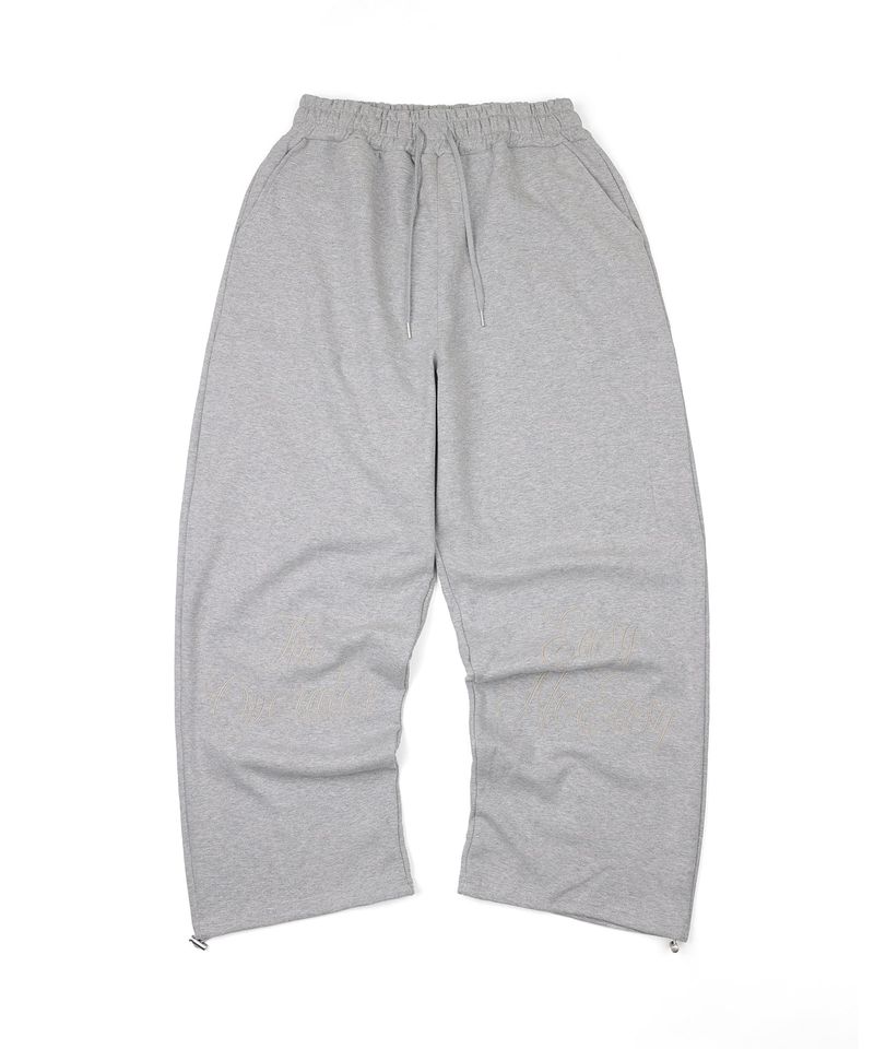 EASY NO EASY(イージーノーイージー)の「Lettering Big Logo Balloon Sweatpants - Gray(Pants)」