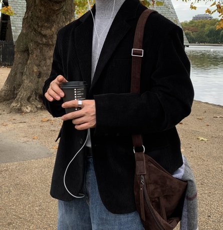 LOOKPLE（ルックプル）の「Deface Concludion Overfit Golden Blazer Jacket（Jackets/Outerwear）」