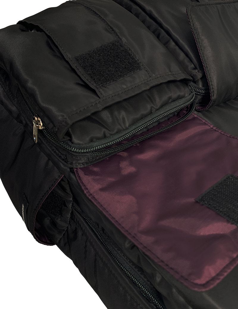 Padded Cargo Pocket Backpack (Black)