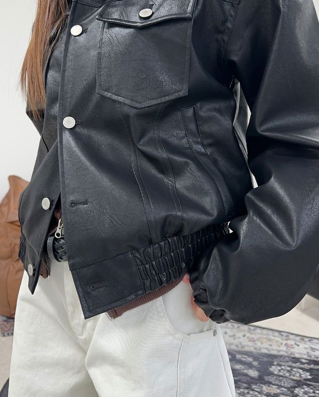 Esther Leather Blouson