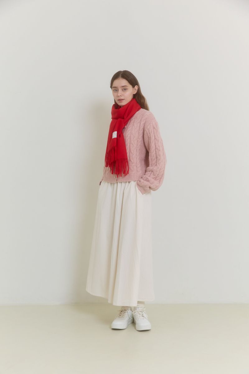 PLUSH WOOL MUFFLER