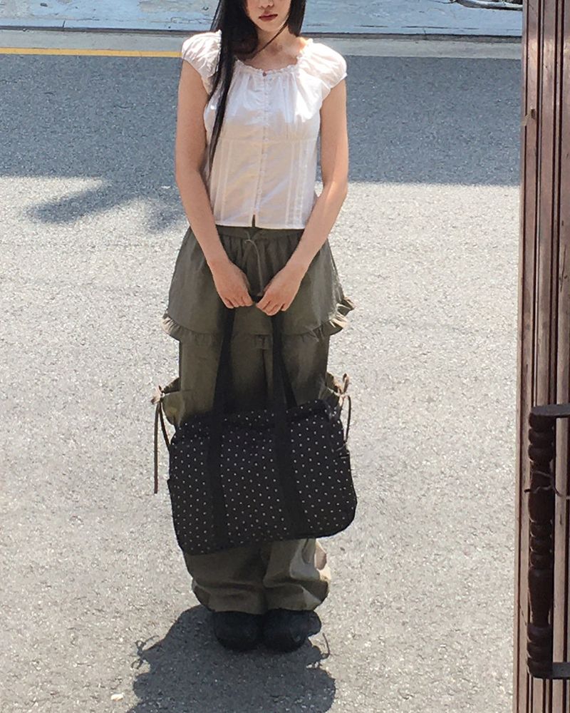 Cuzie Big Dot Shoulder Bag