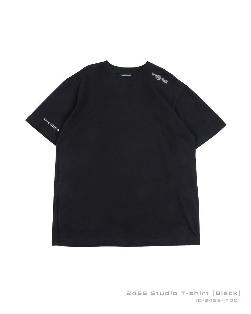 INCODER（エンコーダー）の「24SS スタジオ ティーシャツ [Black]（トップス）」