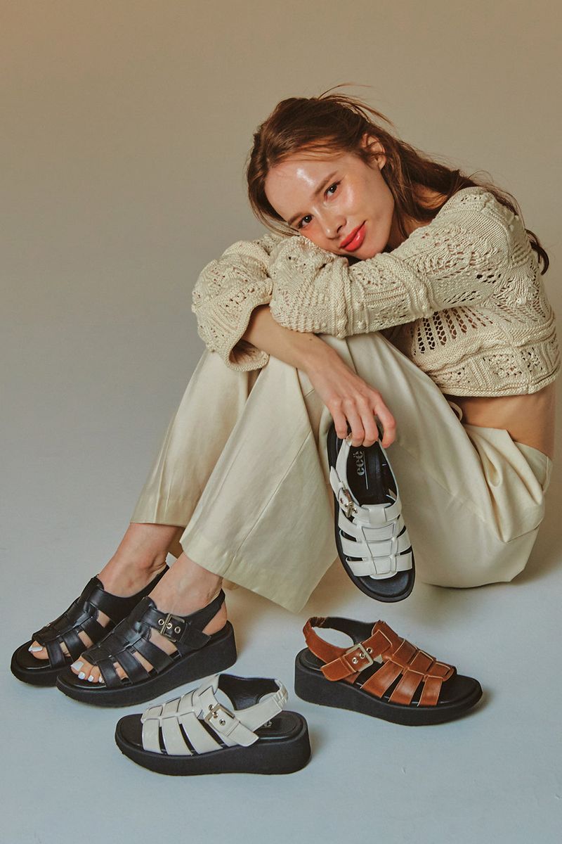 eeë（イイエ）の「MILLY CHUNKY SANDALS_3COLORS（Shoes）」