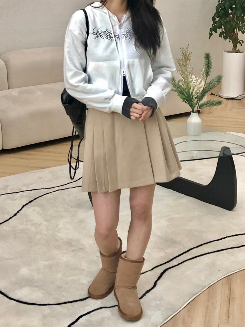 Sender hood zip-up