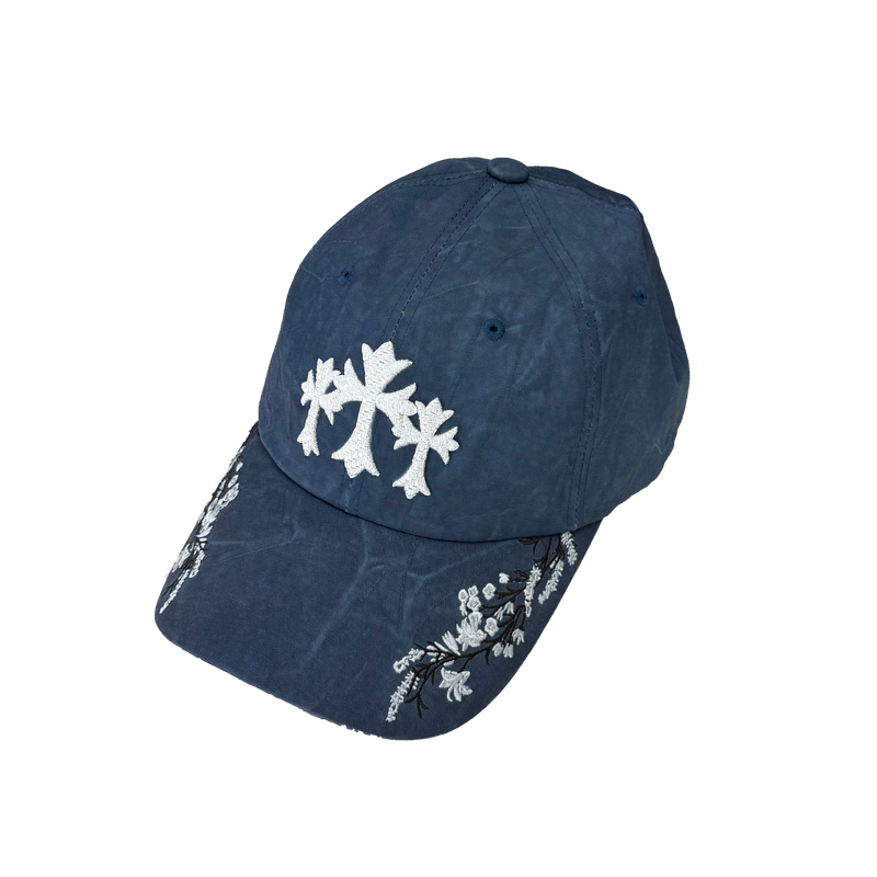 cross branch washed ball cap