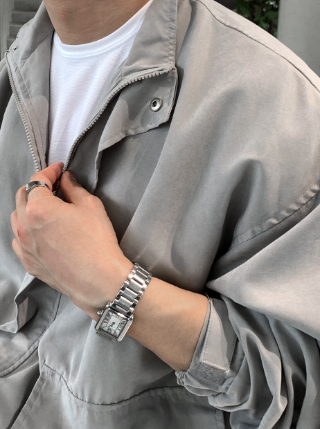 Decrab Washed Light Overfit Night Jacket