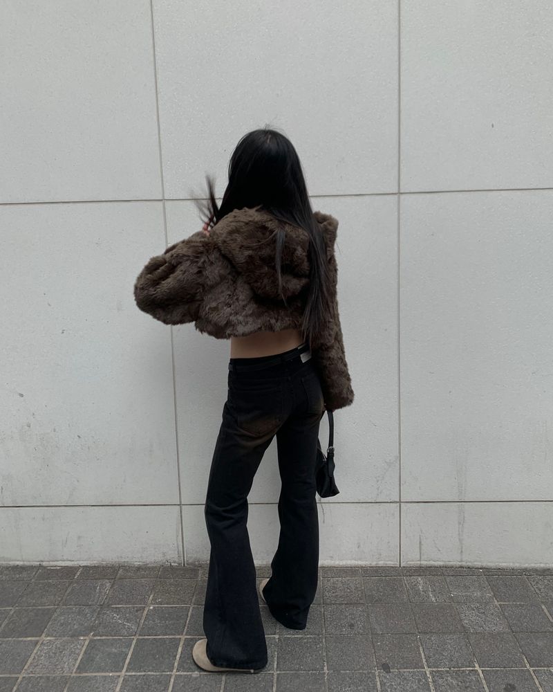 Snow bolero hood jumper