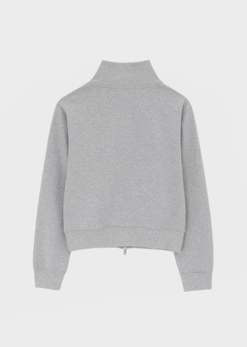 [B-BASIC] Mid-Sweat High-Neck Zip-Up