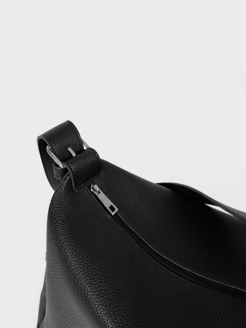 The Mark Large Embossed Black