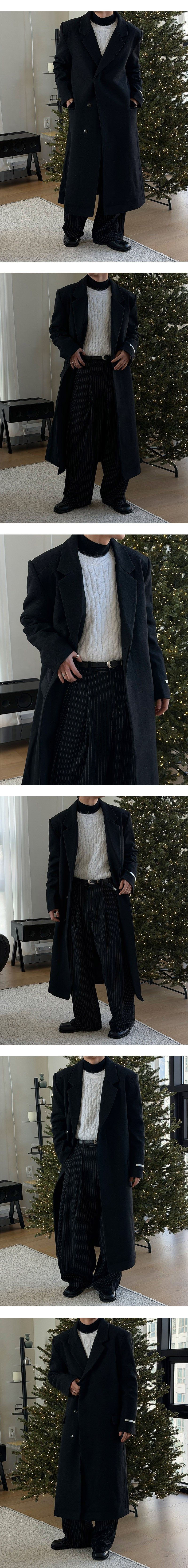 [HANDMADE] Hidden max wool coat(3color)