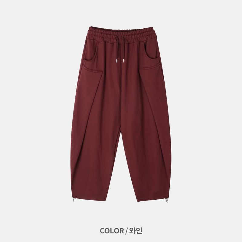 Flap Balloon Sweatpants (4 Colors)