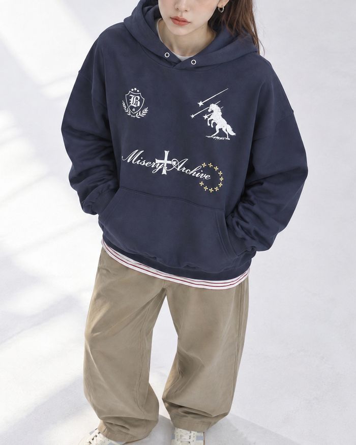 (UNISEX) Starfall Graphic Hoodie