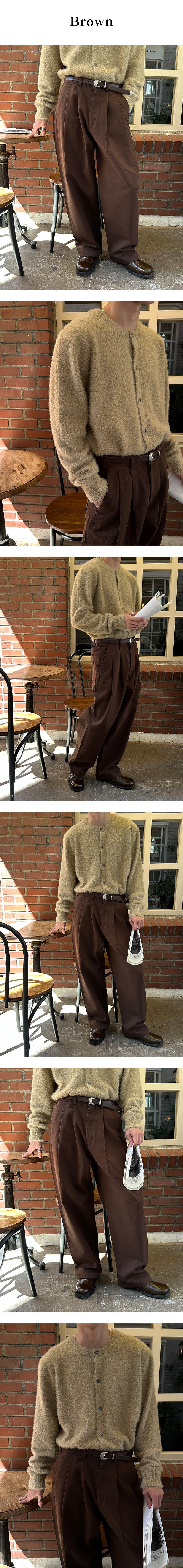 [F/W] Warm half banding pants(6color)