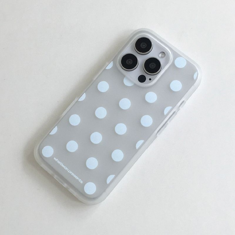 SKYBLUE DOTS CASE ✿