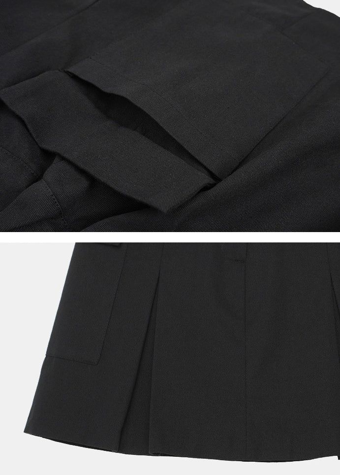 Camilla Pin Tuck Cargo Bending Skirt