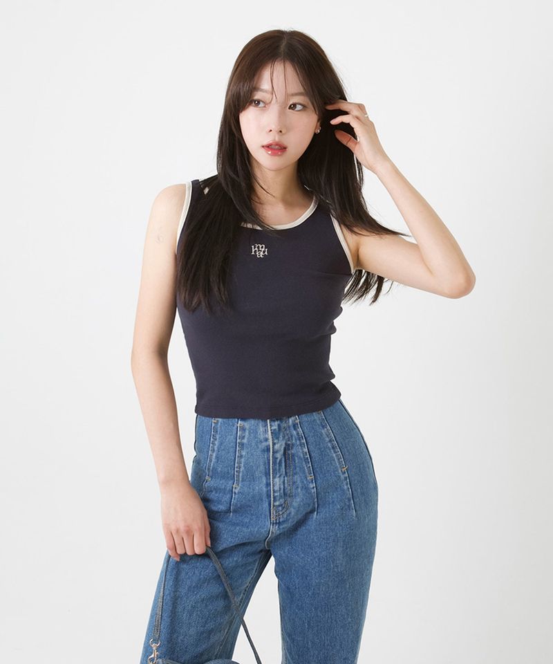 STITCH LOGO COLORING SLEEVELESS [3color]