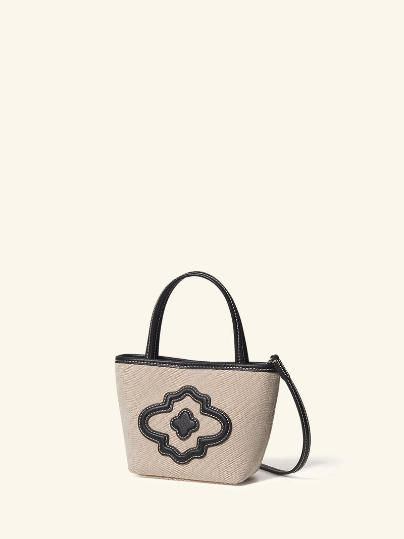 Moroccan Rose Canvas Mini Tote