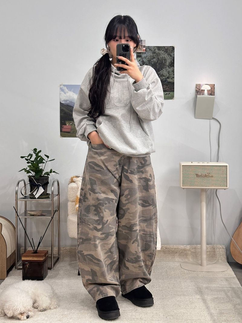 CAMO MEGA COTTON PANTS