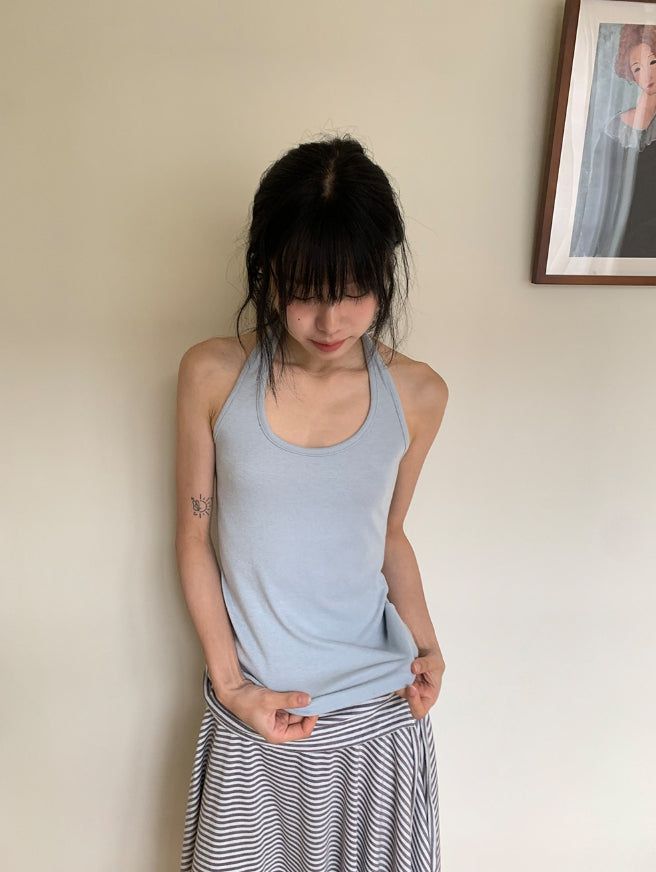BAON（バオン）の「Kika Basic Halter Sleeveless（Tops）」