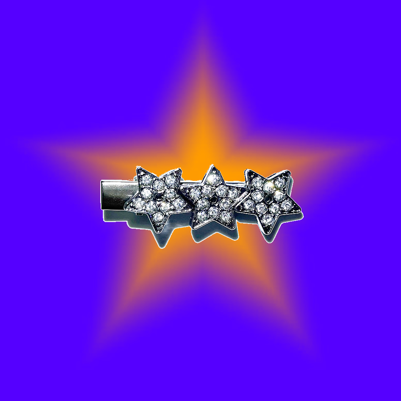 3amgang（スリーエイエムギャング）の「Crystal three stars hairpin（Hair Accessories）」